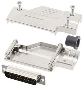 6355-0099-23, DB-25 Plug D-Sub Connector Kit, Zinc
