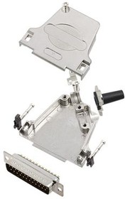 6355-0046-03, DB-25 Plug D-Sub Connector Kit, Zinc
