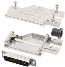 6355-0099-21, DE-9 Plug D-Sub Connector Kit, Zinc