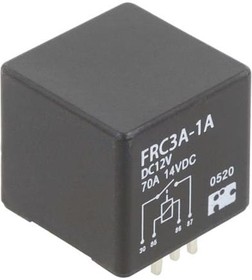 Фото 1/2 FRC3A-1A DC12V, Реле электромагнитное, SPST-NO, Uобмотки 12ВDC, Монтаж PCB