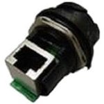 RJFRB71RA, Modular Connectors / Ethernet Connectors RJ REV BAY JNUT REC R/A FEM ...