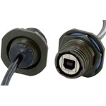 USBBFTV2S2N10OPEN, USB Cables / IEEE 1394 Cables USBB Fld Thrd Square Flange 1M ...