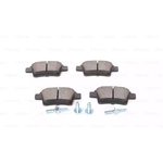 0986494199, Колодки тормозные дисковые задн CITROEN: C4 Grand Picasso (UA_) 1.6 ...