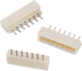 64600411622, WR-WTB Series Vertical PCB Header, 4 Contact(s), 2.5mm Pitch, 1 Row(s)