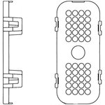 0515-015-4005, Automotive Connectors WIRE ROUTER, 40P, BLK, PLG