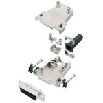 6355-0045-12, DA-15 Socket D-Sub Connector Kit, Zinc