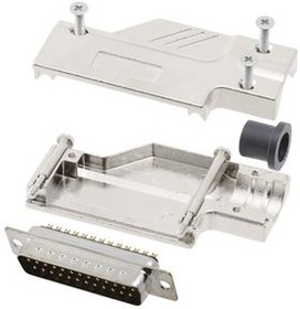 6355-0099-03, DB-25 Plug D-Sub Connector Kit, Zinc