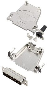 6355-0045-03, DB-25 Plug D-Sub Connector Kit, Zinc