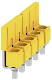 1062660000, Cross Connector, 57A, 8mm, Yellow, 37.8 x 7.6mm