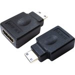 HDMI Adapter, Male Mini HDMI to Female HDMI