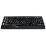 Клавиатура + мышь A4Tech 9300F клав:черный ...