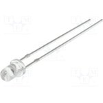 OSW5DK3131A-1MA, LED; 3mm; white cold; 750?1120mcd; 30°; Front: convex; 2.6?3.4V