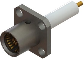 SF1750-6101, RF Connectors / Coaxial Connectors BMA F Flang Mnt Conn 4 Hole Candlestick