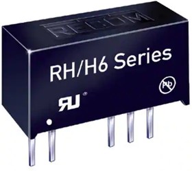 RH-1205D/H6, Isolated DC/DC Converters - Through Hole 1W 12Vin +/-5Vout +/-100mA SIP7