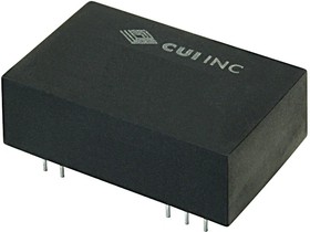 PQB3-D12-D15-D, 3 W, 2:1 Input Range, Single/Dual Regulated Output, 24 Pin DIP, 1500 Vdc Isolation Dc-Dc Converter - 15/-15 Vdc, ...