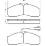 0 986 494 278, 0 986 494 278_колодки дисковые передние! \ Nissan Cabstar 06