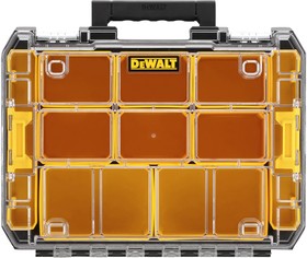 Фото 1/10 DWST82968-1, 10 Cell Yellow PC, Adjustable Compartment Box, 119mm x 440mm x 332mm