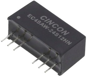 Фото 1/2 EC4SAW-24S12HN, Isolated DC/DC Converters - Through Hole 6W 9-36VDCin 12VDCout 500mA