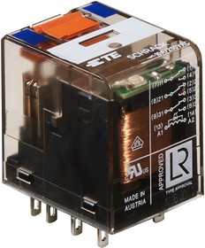 PT370L24, Industrial Relays 3PDT 10A 24VDC MINIATURE PWR RELAY