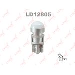 LD12805, Лампа светодиодная 12V W5W W W2,1x9,5d 6500K LYNXauto LD12805