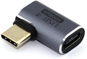 Переходник USB 4 Type C (f)-(m) угловой тип 2