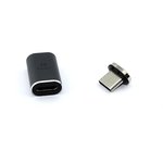 Переходник USB 4 Type C (f)-(m) прямой с магнитным разъёмом