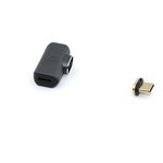 Переходник USB 4 Type C (f)-(m) угловой с магнитным разъёмом тип 1