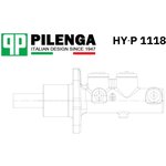 HY-P 1118, Цилиндр тормозной главный ВАЗ 1118 Pilenga