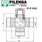 PJ-P 3102, Крестовина Г-2410 Pilenga