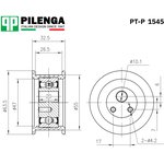 PT-P 1545, Ролик ремня ГРМ ВАЗ 2112 16V