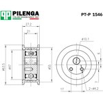 PT-P 1546, Ролик натяжной ВАЗ 2108 н/образца Pilenga