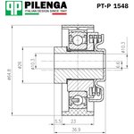 PT-P 1548, Ролик натяжной ВАЗ 2190 Pilenga