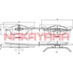 HP8382NY, Колодки тормозные дисковые передние FORD FOCUS 98-04