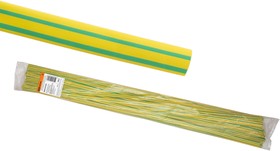 Термоусаживаемая трубка ТУТнг 6/3 желто-зеленая по 1м (50 м/упак) TDM