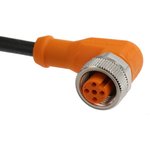 EVC005, Female 4 way M12 to Unterminated Sensor Actuator Cable, 5m