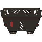 171419, ЗАЩИТА КАРТЕРА И КПП PEUGEOT 5008 1,6 МТ (2009 -) СТАЛЬ 2,0 ММ