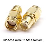 RPSMA(male)-SMA(female) переходник прямой. Переходник SMA(папа ...
