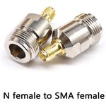 N(female)-SMA(female) переходник прямой. Переходник N(мама)-SMA(мама) прямой