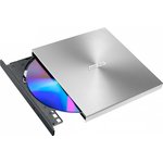 SDRW-08U8M-U/ SIL/G/AS/P2G, Внешний оптический привод ASUS SDRW-08U8M-U Silver RTL