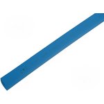CB-HFT(2X) 2.4MM 1M BLUE, Термоусадочная трубка: без клея: 2: 1: 2,4мм: L: 1м: синий