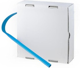 CB-HFT(2X) 1.6MM BOX BLUE, Термоусадочная трубка: без клея: 2: 1: 1,6мм: синий: полиолефин