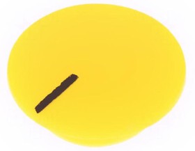 Фото 1/2 CL1772, Заглушка, пластмасса, распорным стержнем, желтый, K21