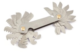 Фото 1/2 239010, Резьбомер метрический 24 шага