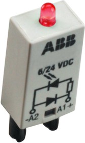 1SVR405655R0000, Аксессуар реле, Pluggable Function Module, ABB CR-P & CR-M Series Relay Sockets