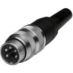 T3260-018, C 091 A 3 Pole M16 Din Plug, 5A, 300 V ac, Male, Cable Mount