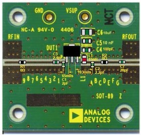 Фото 1/2 ADL5324-EVALZ, RF Development Tools 400 MHz TO 4000 MHz Watt RF Driver Amplifier