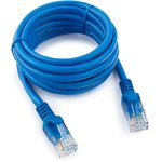 Патч-корд UTP Cablexpert кат.5e, 2м, литой, многожильный (синий)