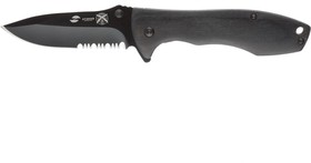 Фото 1/7 Нож складной Stinger,80 мм, (черный),сталь/дерево пакка (черный),FK-632PW