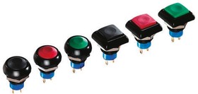 Фото 1/2 IPR5SAD5, Pushbutton Switches SPDT ON-MOM 0.5A 48VAC