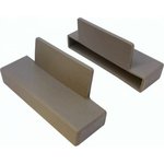 Латодержатель для деревянного каркаса ЛДП 64-1 серый, 2 шт. У8-9811.Сер